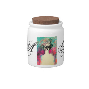 CHARM MONOGRAM CANDY JAR