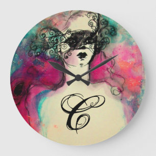 CHARM MONOGRAM LARGE CLOCK