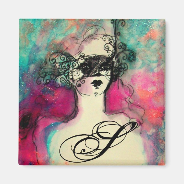 CHARM MONOGRAM MAGNET (Front)