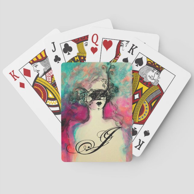 CHARM MONOGRAM POKER CARDS (Back)