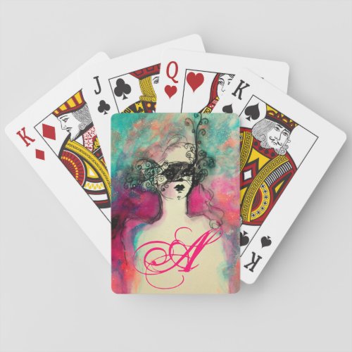 CHARM MONOGRAM POKER CARDS