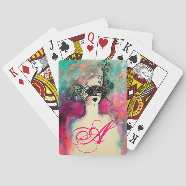 CHARM MONOGRAM POKER CARDS (Back)