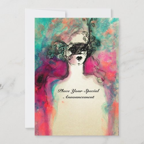 CHARM MONOGRAM  Sweet 16 Masquerade Party Invitation