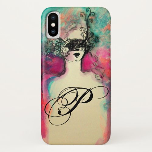 CHARM  MYSTERIOUS BEAUTY MONOGRAM iPhone XS CASE