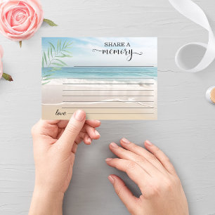 Charm Ocean Beach View Share a Memory Attendance Announcement