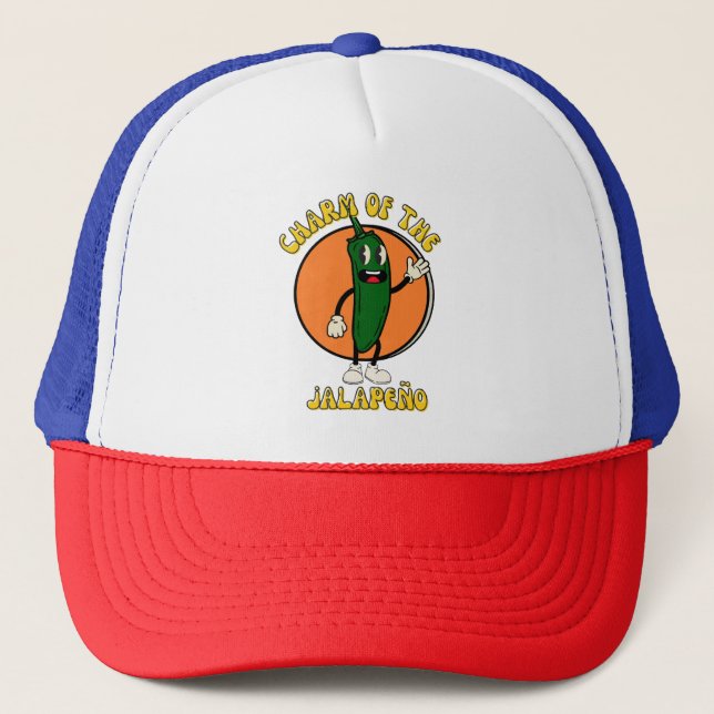 Charm of the Jalapeño Trucker Hat (Front)