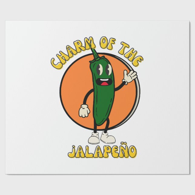 Charm of the Jalapeño Wrapping Paper (Flat)
