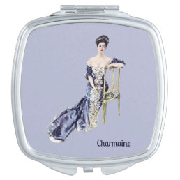 CHARMAINE ~ GIBSON GIRL ~ The New Woman ~   Compact Mirror