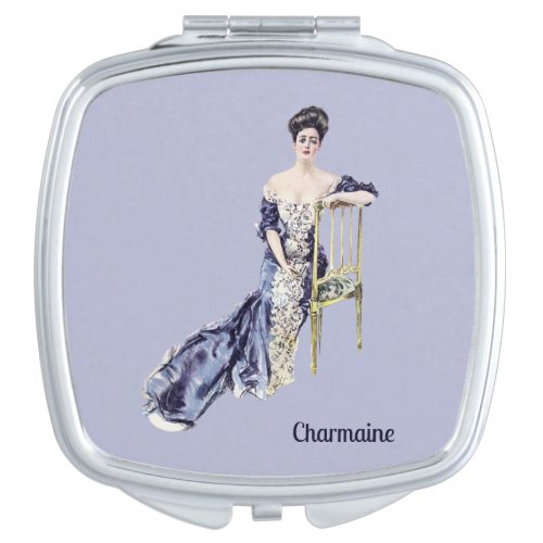 CHARMAINE  GIBSON GIRL  The New Woman    Compact Mirror