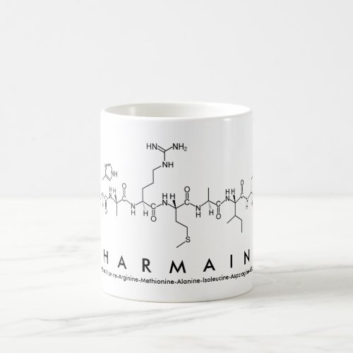 Charmaine peptide name mug