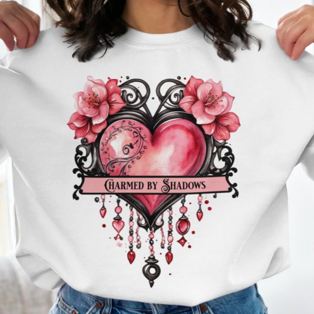 Charmed by Shadows White Sweatshirt (Creator Uploaded)