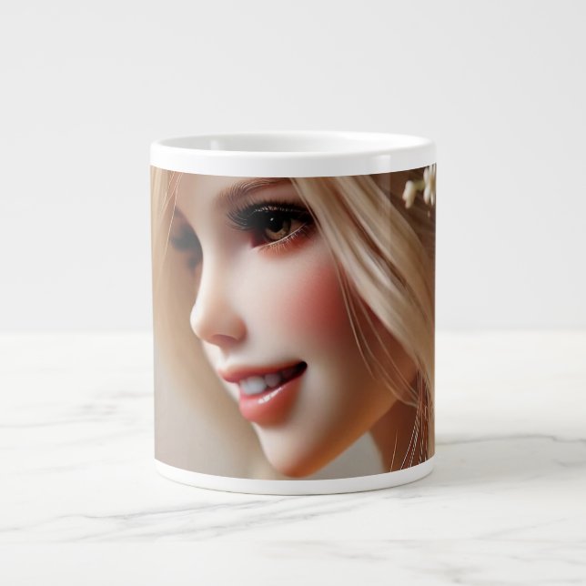 "Charmed Dolls: Guardian of Dreams and Memories Giant Coffee Mug (Front)