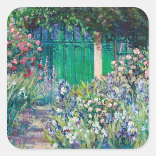 Charmed Entry _ Monets House Square Sticker