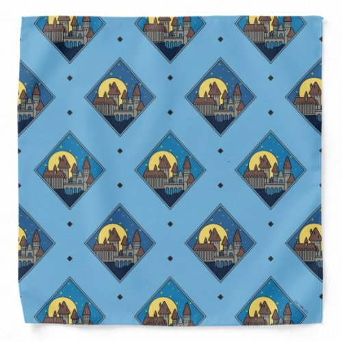 Charmed HOGWARTS CASTLE Diamond Pattern Bandana