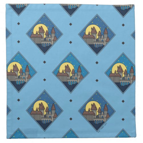 Charmed HOGWARTS CASTLE Diamond Pattern Cloth Napkin