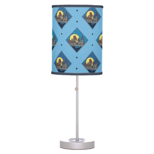 Charmed HOGWARTS CASTLE Diamond Pattern Table Lamp