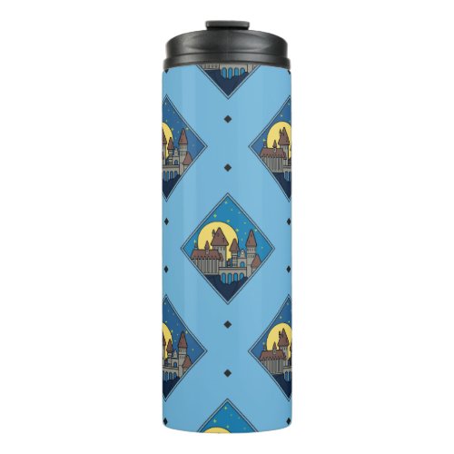 Charmed HOGWARTS CASTLE Diamond Pattern Thermal Tumbler