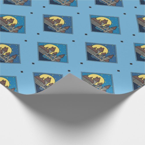 Charmed HOGWARTS CASTLE Diamond Pattern Wrapping Paper