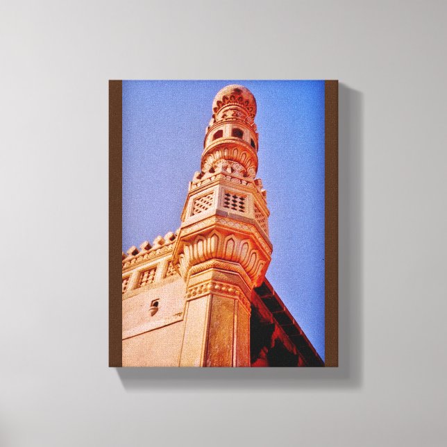 Charminar Minaret Canvas Print (Front)