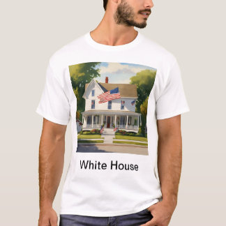 Charming American-Style Home in Picturesque Suburb T-Shirt