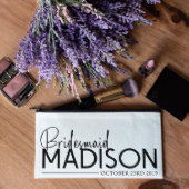 Charming And Sophisticated Canvas Cosmetic Bag (Top)