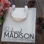 Charming And Sophisticated Canvas Tote Bag (Side)