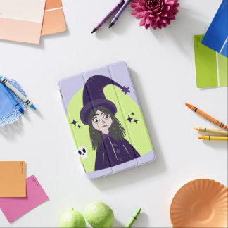 Charming Angry Cute Witch iPad Mini Cover