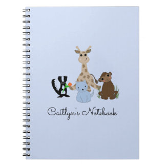 Charming Animals Personalized Notebook