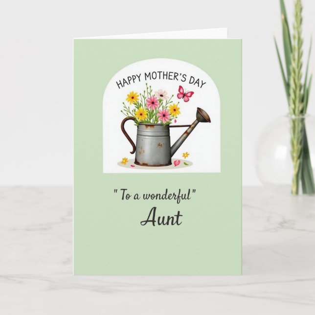 Charming Aunt Mothers Day Card (Front)
