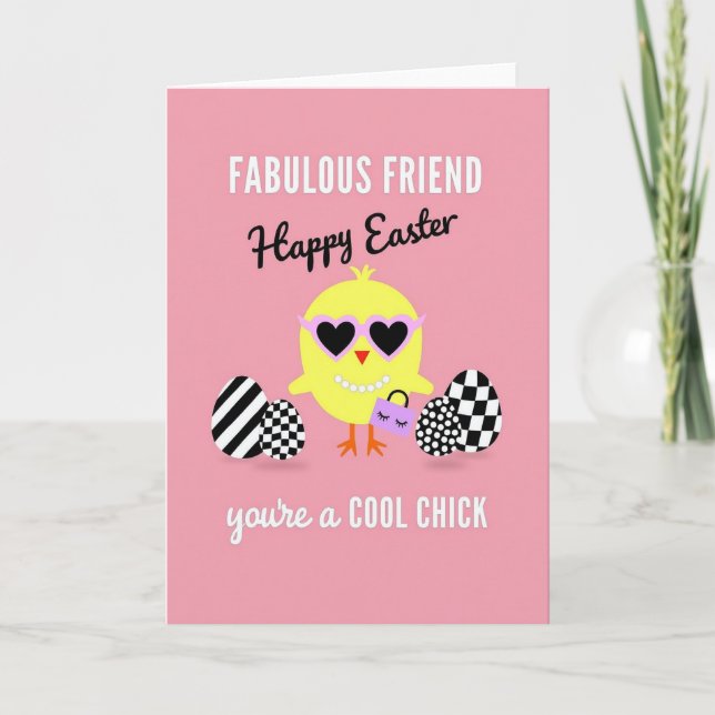 Charming Avian Friendship Card (Front)