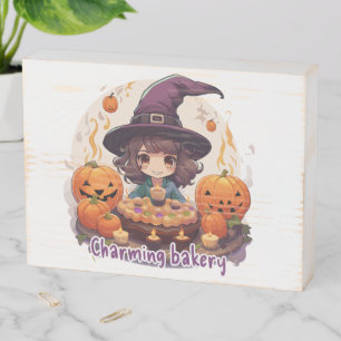 Charming bakery wooden box sign