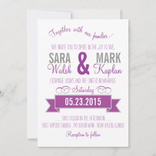 Charming Banner Invitations