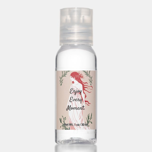 Charming Barbie Print Travel Bottle. Hand Sanitizer (Front)
