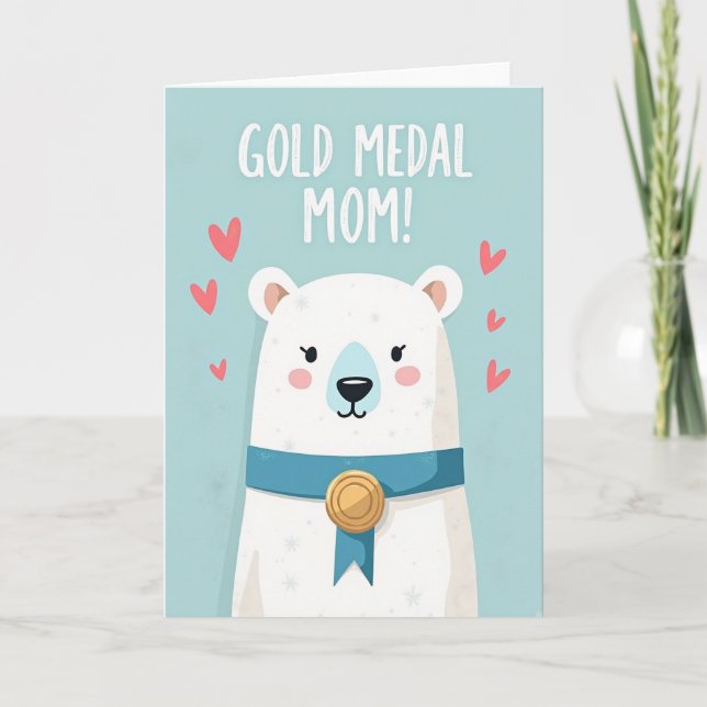 Charming Bear Award Mother Card (Front)
