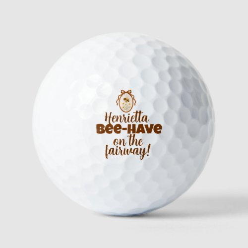 Charming Bee-Have Fairway Golf Balls
