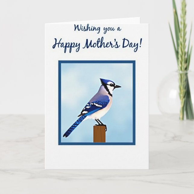 Charming Bird Profile Day Card (Front)