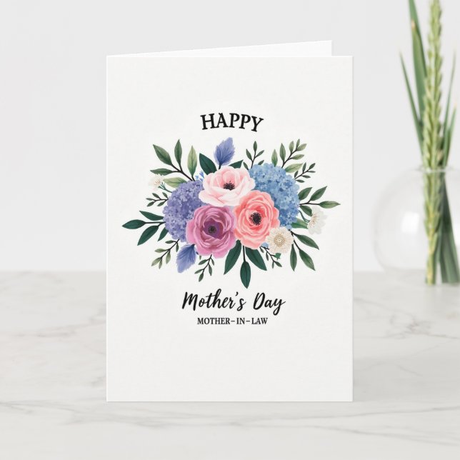 Charming Blooms Mothers Day Card (Front)