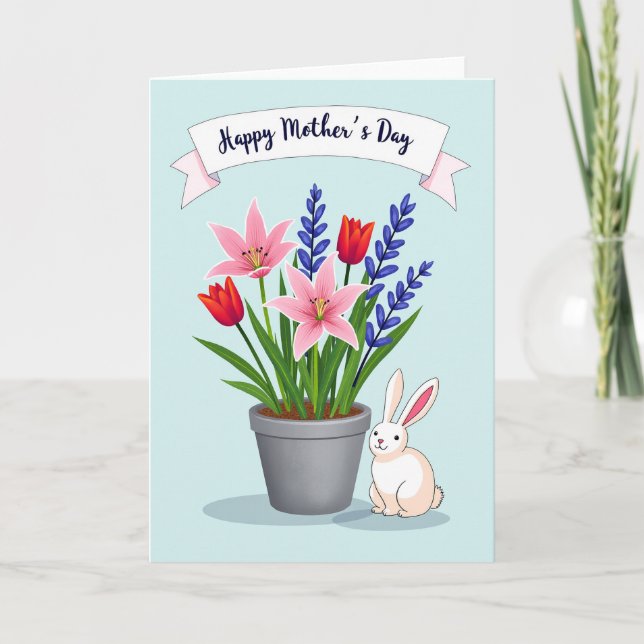 Charming Blossoms Mothers Day Card (Front)