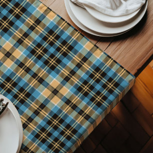 Charming Blue Yellow Runner Gift for Family Dining