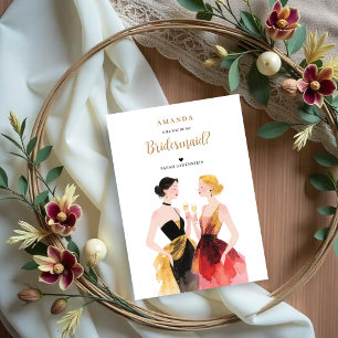 Charming Bridal Party 2 Exquisite Ladies Proposal