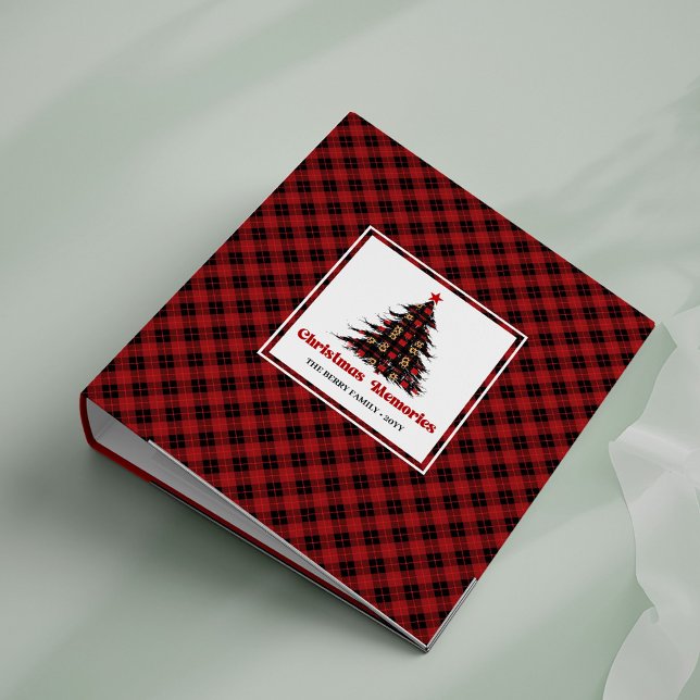 Charming Buffalo Check Christmas Memory Album 3 Ring Binder (Charming Buffalo Check Christmas Memory Album)
