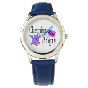 Charming but angry little devil cat funny quote watch
