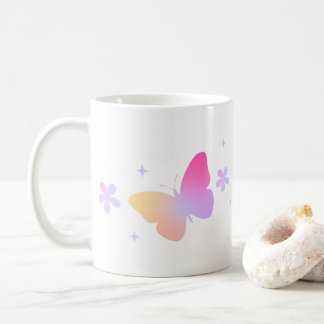 Charming Butterfly Design Milk & coffee Mug