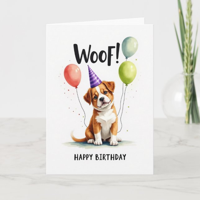 Charming Canine Art Card (Front)