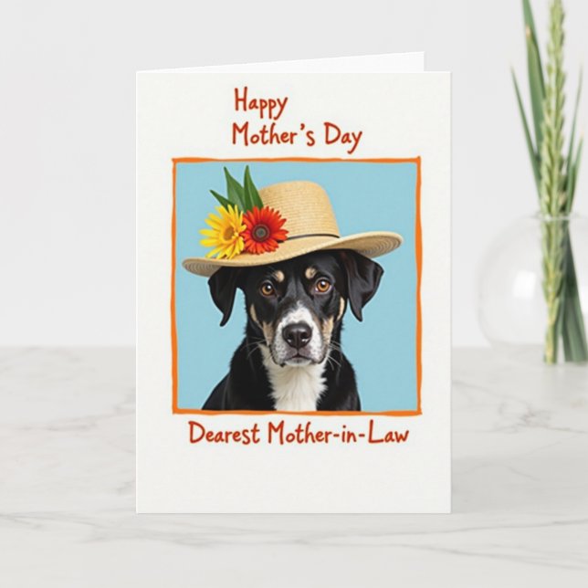 Charming Canine Mothers Day Card (Front)