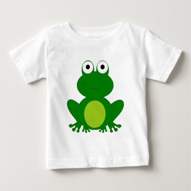 Charming cartoon frog baby T-Shirt (Front)
