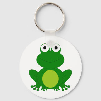 Charming cartoon frog keychain