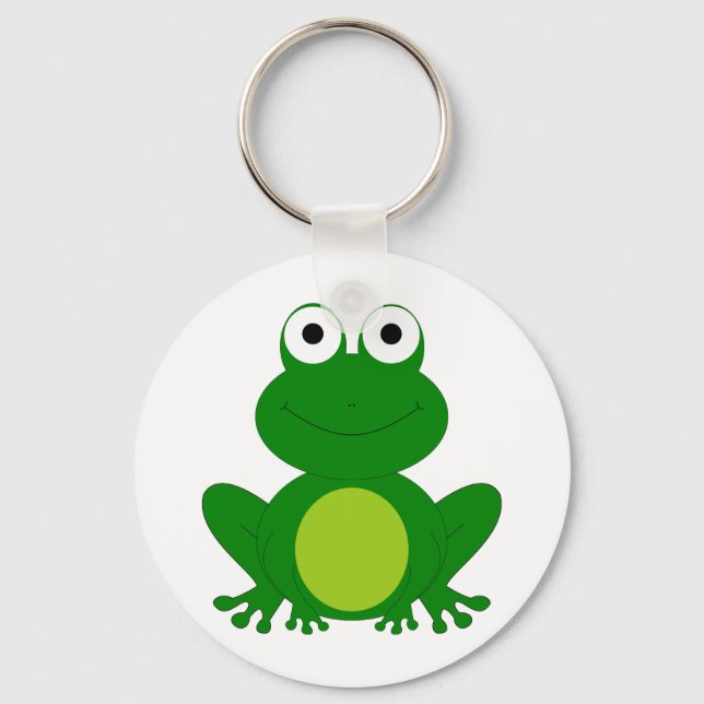 Charming cartoon frog keychain (Front)