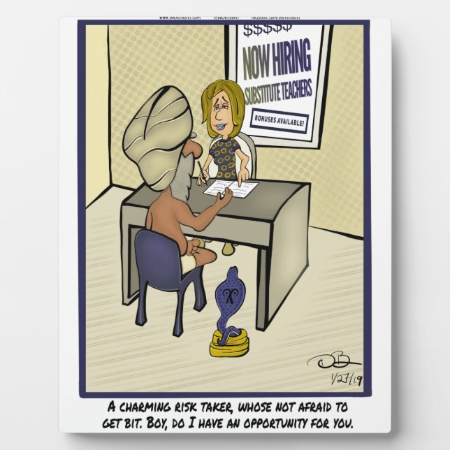 Charming Cartoon Products Plaque (Front)