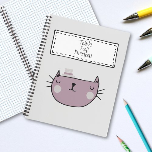 Charming Cat Lovers Purrfect Notebook